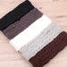 Women Warm Long And Stretchy Finger-less Gloves - Indigo-Temple