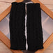 Women Warm Long And Stretchy Finger-less Gloves - Indigo-Temple