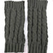 Women Warm Long And Stretchy Finger-less Gloves - Indigo-Temple