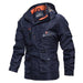 Multi-pocket Waterproof Tactical Bomber Jackets - Indigo-Temple