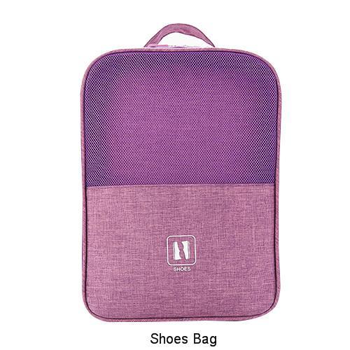TravelMate™ Space-Saving Shoe Bag - Indigo-Temple