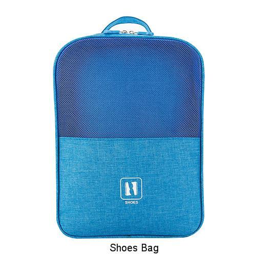 TravelMate™ Space-Saving Shoe Bag - Indigo-Temple