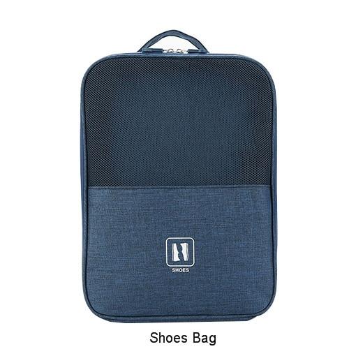 TravelMate™ Space-Saving Shoe Bag - Indigo-Temple