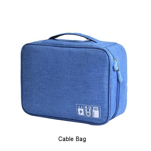 TravelMate™ Space-Saving Shoe Bag - Indigo-Temple