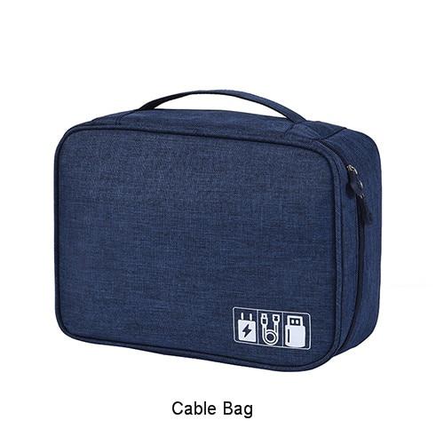 TravelMate™ Space-Saving Shoe Bag - Indigo-Temple
