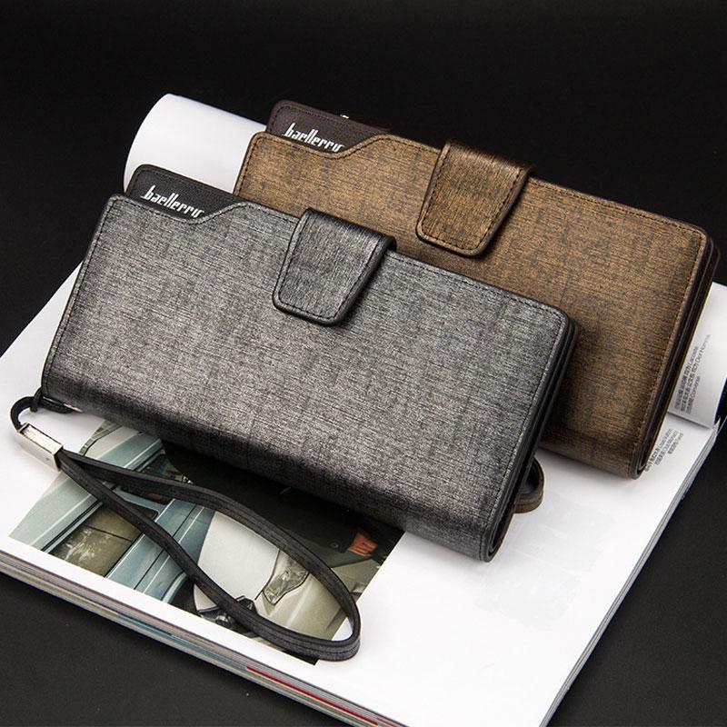 Baellerry™ Traveler's Business Checkbook Wallet - Indigo-Temple
