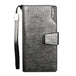 Baellerry™ Traveler's Business Checkbook Wallet - Indigo-Temple