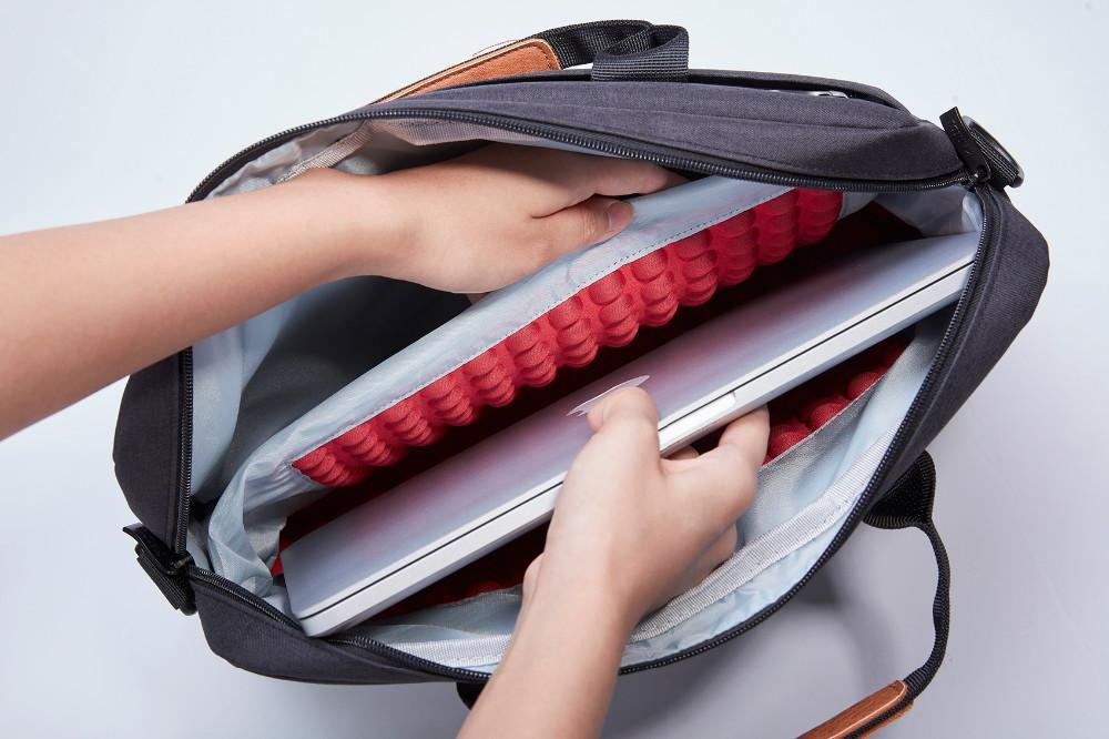 KALIDI™ Shockproof Foam and Canvas Laptop Bag - Indigo-Temple