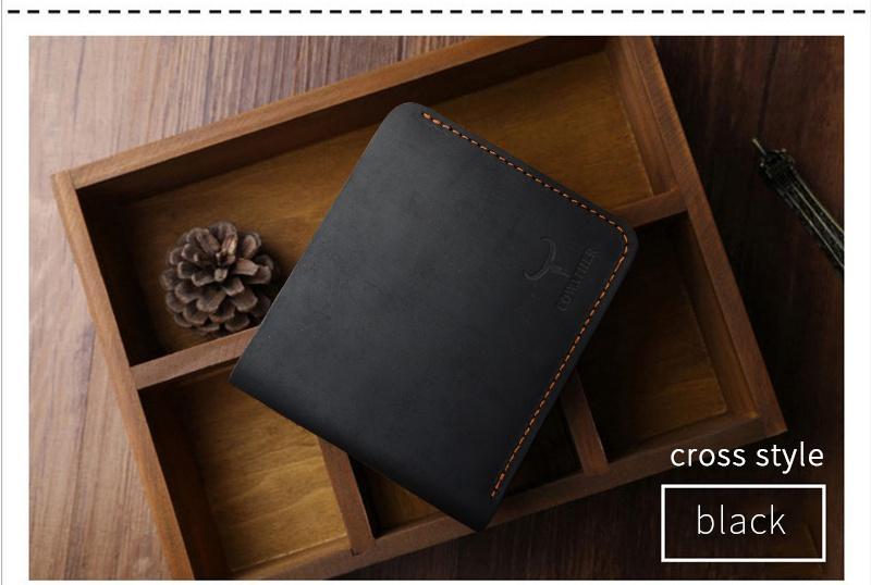 COWATHER™ Genuine Leather Vintage Wallet - Indigo-Temple