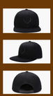 Valourian™ Embroidered Flat-Bill Snapback Cap - Indigo-Temple