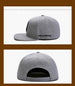 Valourian™ Embroidered Flat-Bill Snapback Cap - Indigo-Temple