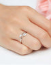 Cupid's Arrow Women's Adjustable Ring - Indigo-Temple