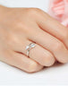 Cupid's Arrow Women's Adjustable Ring - Indigo-Temple