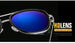 Iron Man Side-Shielded Men's Sunglasses - Indigo-Temple