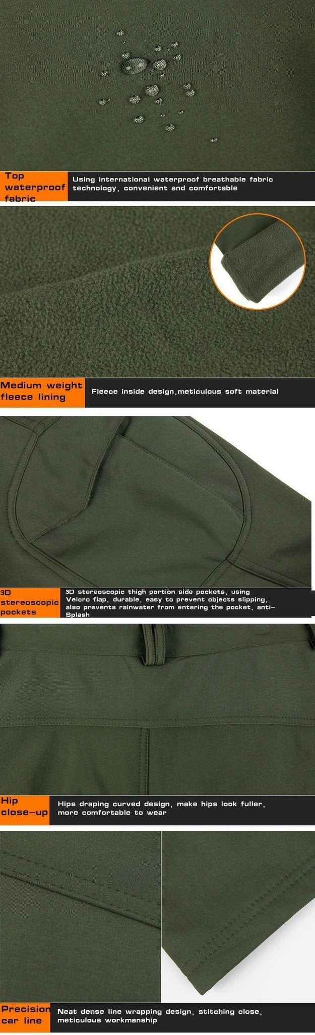 Tactical  Soft Shell Waterproof Winter Set ( 8 colors) - Indigo-Temple