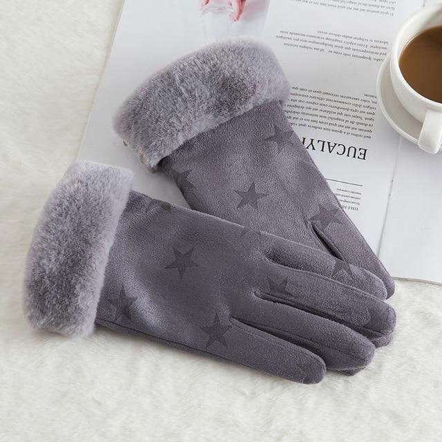 Noble™ Cashmere Touch Screen Gloves with Double Thick Plush - Indigo-Temple