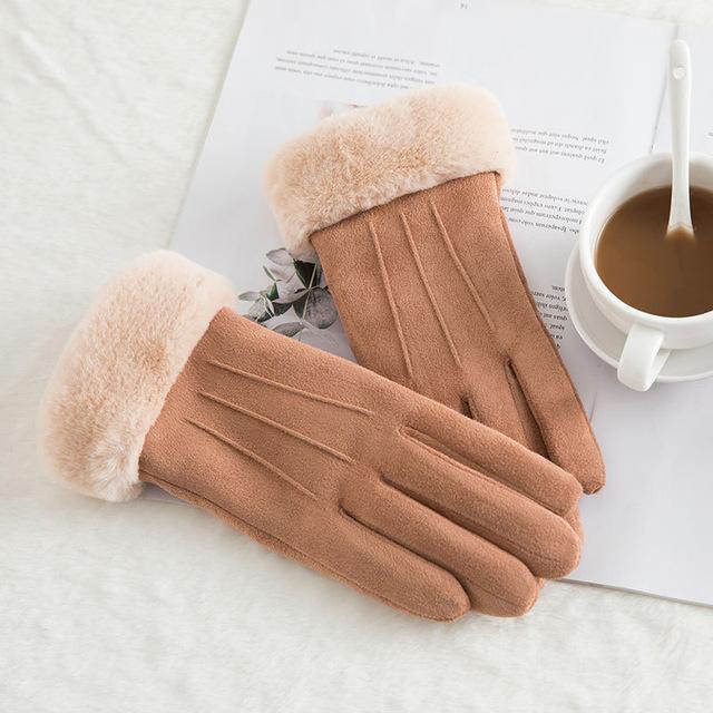 Noble™ Cashmere Touch Screen Gloves with Double Thick Plush - Indigo-Temple