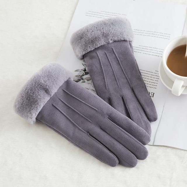 Noble™ Cashmere Touch Screen Gloves with Double Thick Plush - Indigo-Temple