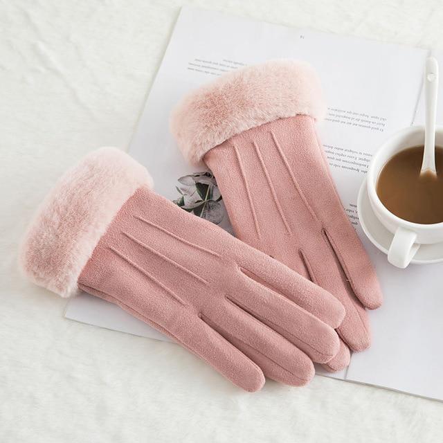 Noble™ Cashmere Touch Screen Gloves with Double Thick Plush - Indigo-Temple