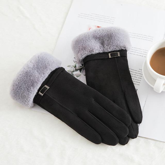Noble™ Cashmere Touch Screen Gloves with Double Thick Plush - Indigo-Temple