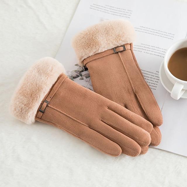 Noble™ Cashmere Touch Screen Gloves with Double Thick Plush - Indigo-Temple