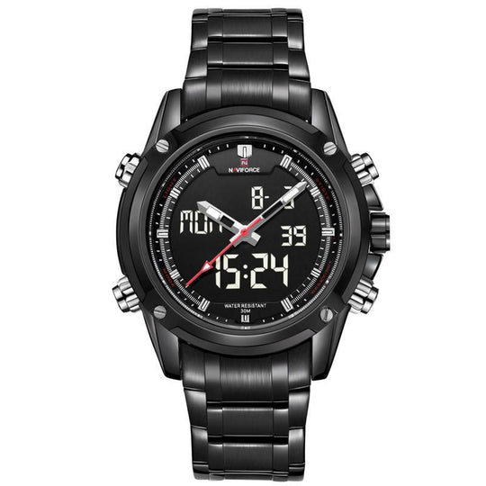 G771 Full Steel Military Wrist Watch (8 colors) - Indigo-Temple