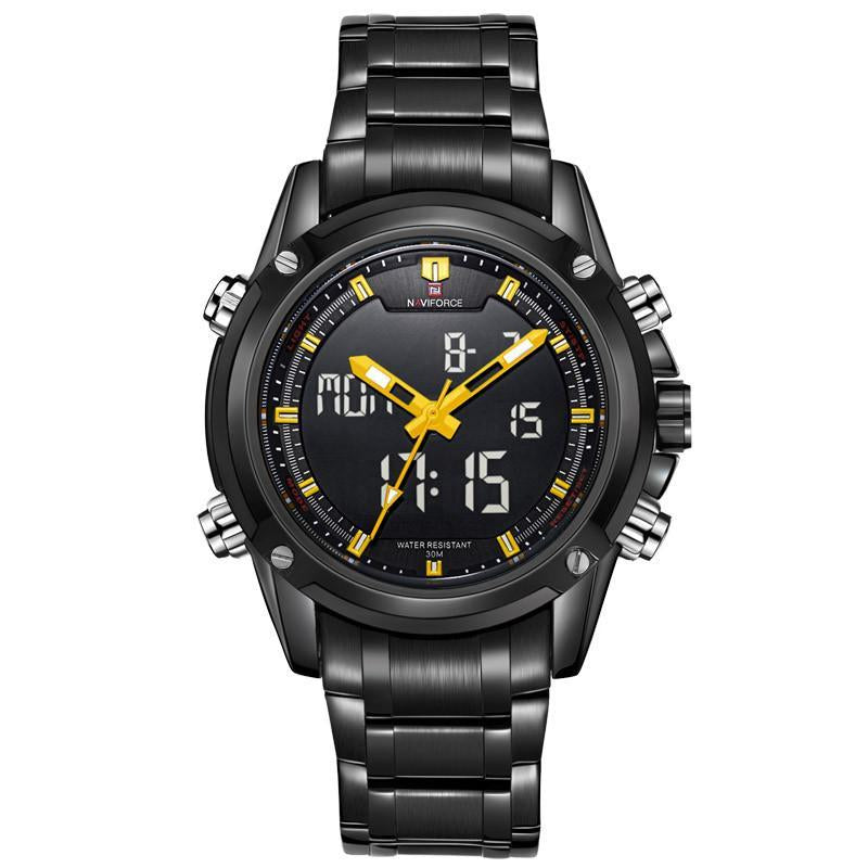 G771 Full Steel Military Wrist Watch (8 colors) - Indigo-Temple