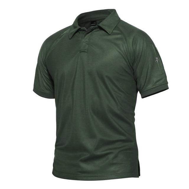 Quick-Dry Breathable Tactical Polo-Shirt - Indigo-Temple