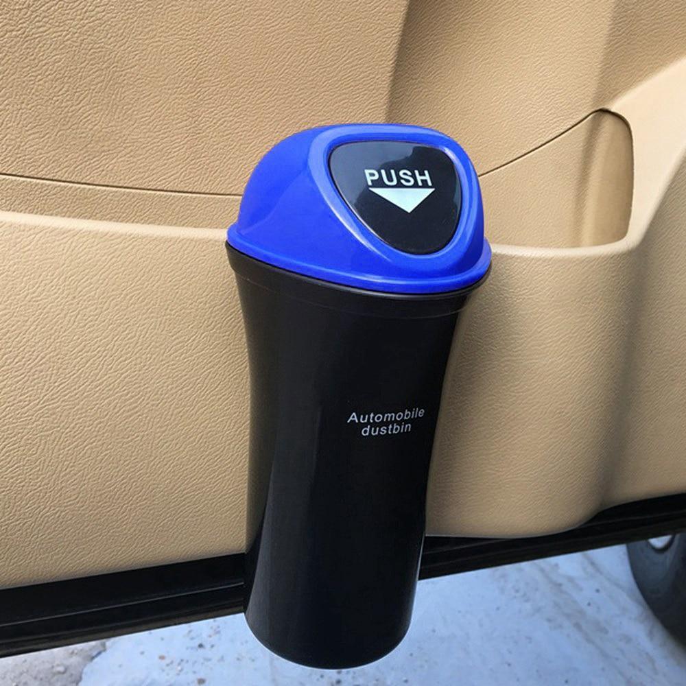 Clip-On Car Trash Can - Indigo-Temple
