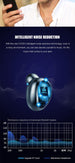 2 in 1 Bluetooth V5.0 Wireless Touch Control Earbuds With Power Bank Case - Indigo-Temple