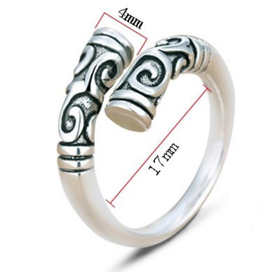 Viking King Ring - Indigo-Temple