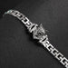 WOLF- Stainless Steel Charm bracelet - Indigo-Temple