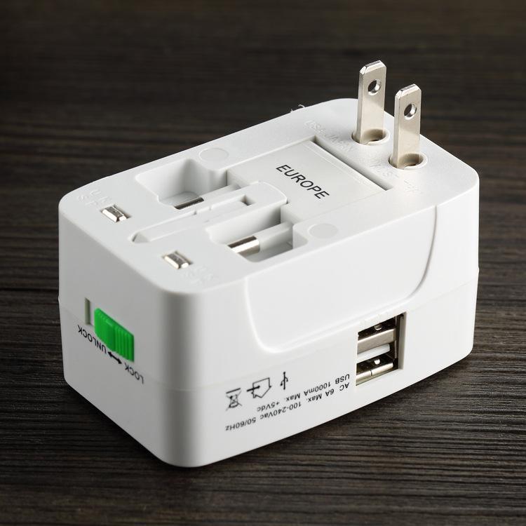 All-in-One Universal International AC Power Adapter - Indigo-Temple