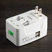 All-in-One Universal International AC Power Adapter - Indigo-Temple