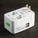 All-in-One Universal International AC Power Adapter - Indigo-Temple