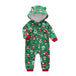 Winter long sleeve romper With Teddy Bear Eears - Indigo-Temple