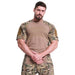 Military-Style Short-Sleeve Tactical T-Shirt - Indigo-Temple