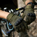CQB Outdoor Tactical Gloves - Full Finger - Indigo-Temple