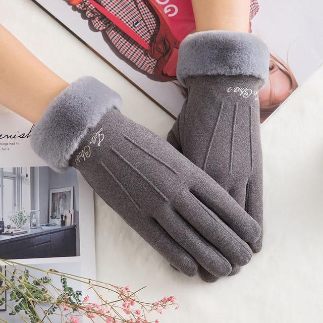 Noble™ Cashmere Touch Screen Gloves with Double Thick Plush - Indigo-Temple
