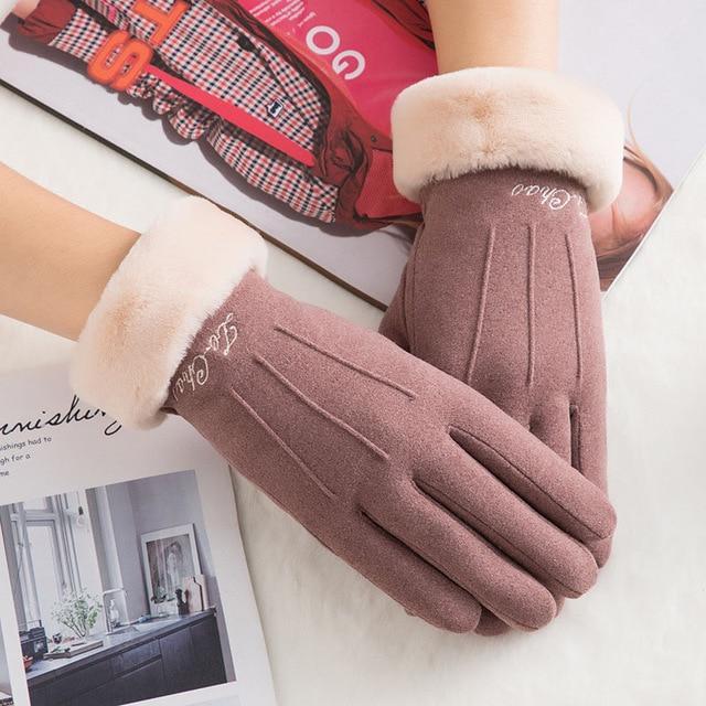 Noble™ Cashmere Touch Screen Gloves with Double Thick Plush - Indigo-Temple