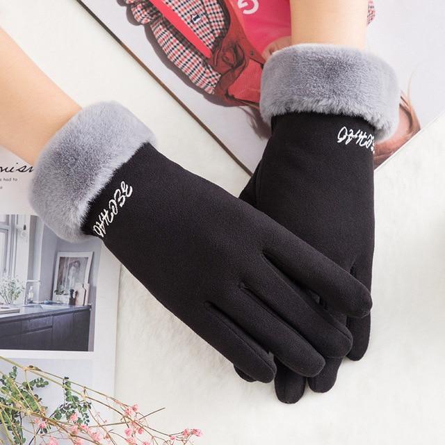 Noble™ Cashmere Touch Screen Gloves with Double Thick Plush - Indigo-Temple