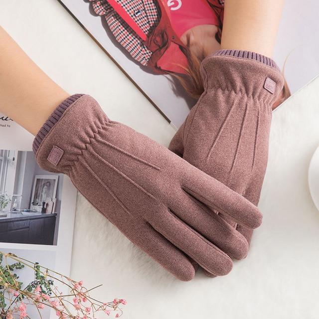 Noble™ Cashmere Touch Screen Gloves with Double Thick Plush - Indigo-Temple