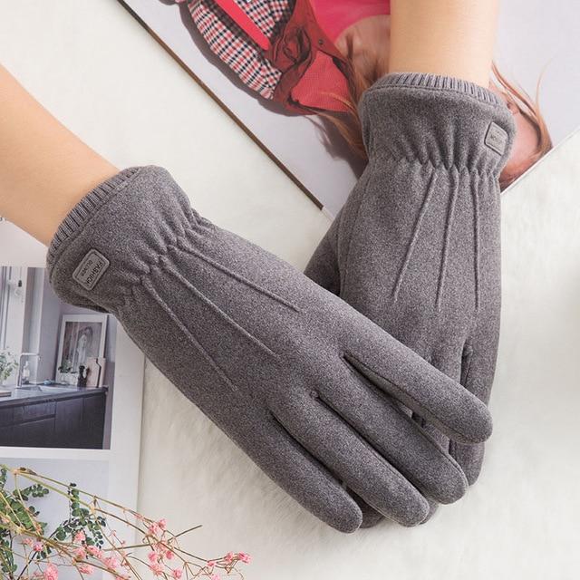 Noble™ Cashmere Touch Screen Gloves with Double Thick Plush - Indigo-Temple