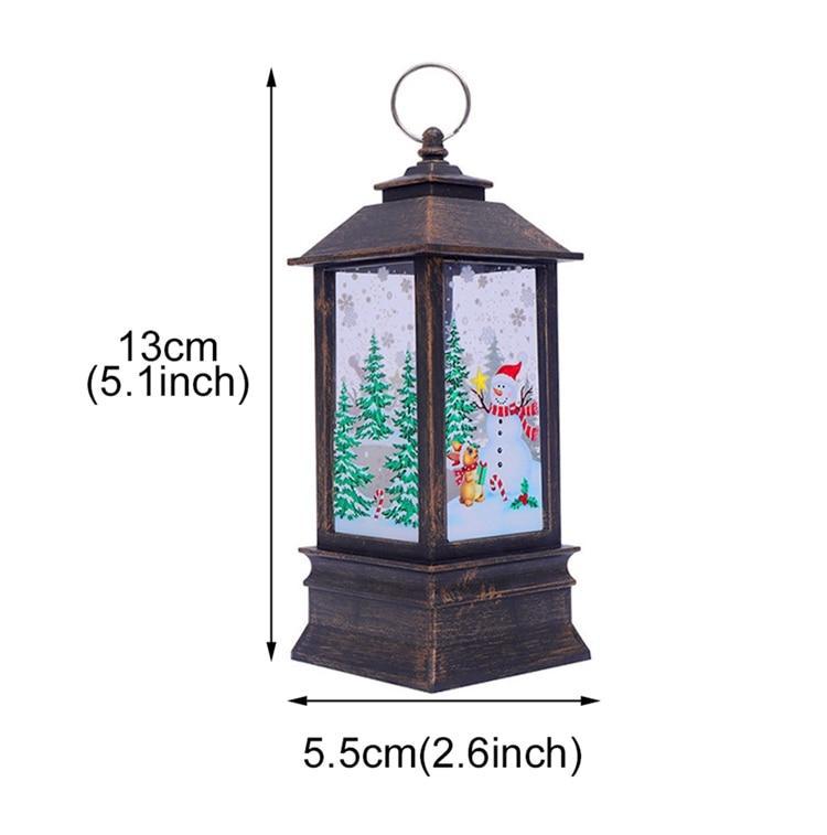 LED Christmas Decoration Lanterns (2 pcs set) - Indigo-Temple