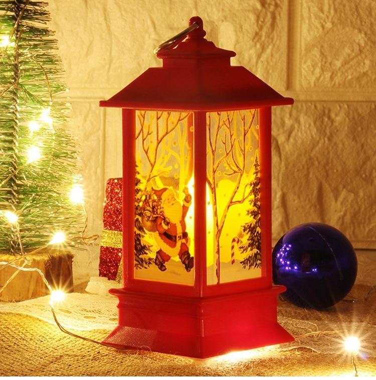 LED Christmas Decoration Lanterns (2 pcs set) - Indigo-Temple