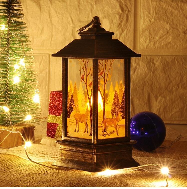 LED Christmas Decoration Lanterns (2 pcs set) - Indigo-Temple