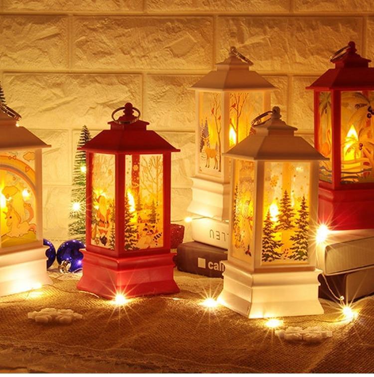 LED Christmas Decoration Lanterns (2 pcs set) - Indigo-Temple