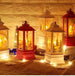 LED Christmas Decoration Lanterns (2 pcs set) - Indigo-Temple