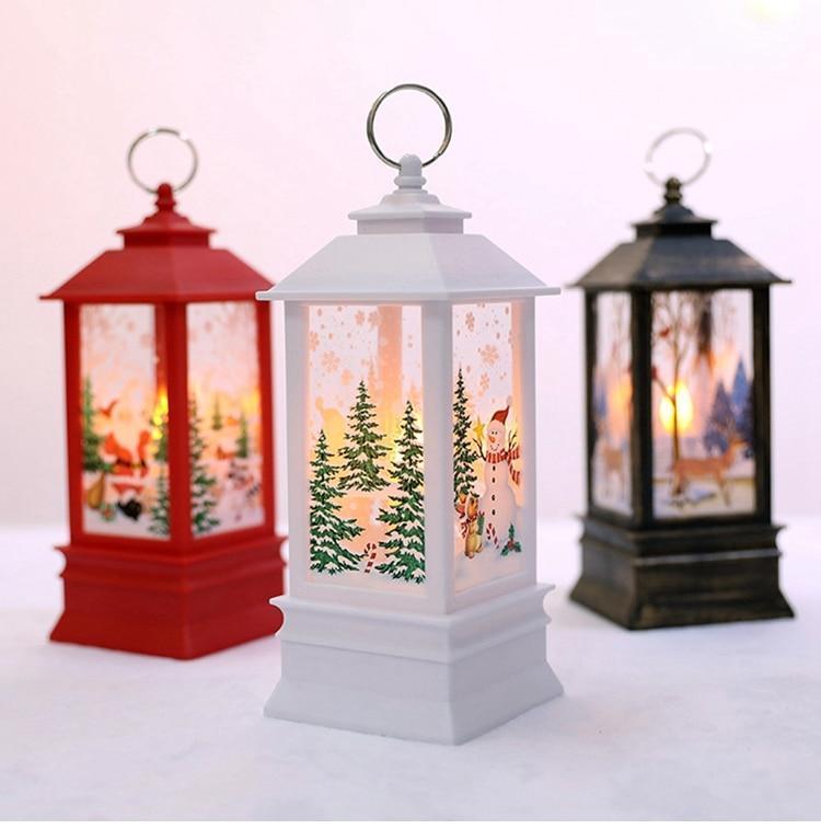 LED Christmas Decoration Lanterns (2 pcs set) - Indigo-Temple
