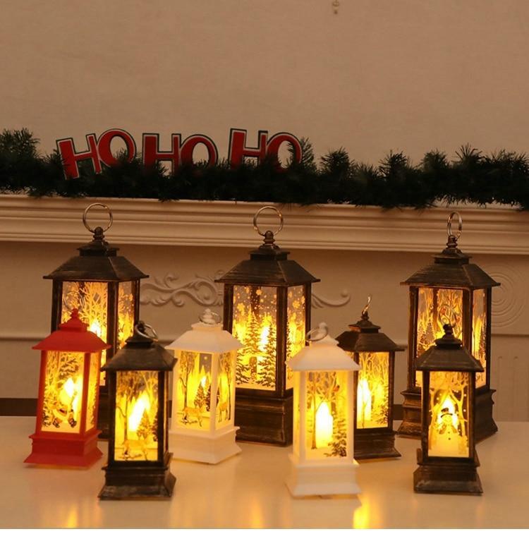 LED Christmas Decoration Lanterns (2 pcs set) - Indigo-Temple